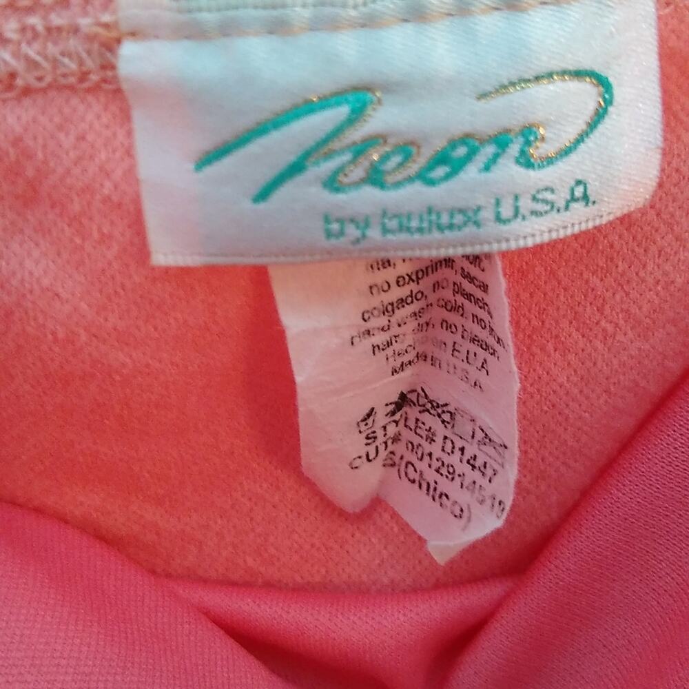 Neon by butux girls size small strapless orange dress. PARTY - Picture 2 of 8